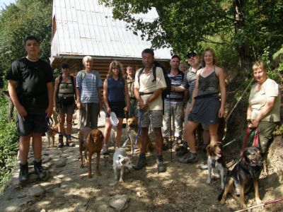 18.8.2007 Hundewanderung in Sulov Felsen