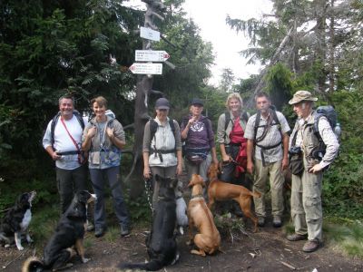 5.9. - 12.9.2009   Hundewanderung auf Orava - Zazriva
