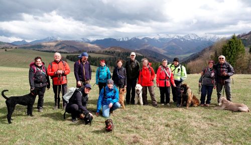 23.4. - 30.4. 2022  Hundewanderung im Nationalpark Mala Fatra und Umgebung, Slowakei.